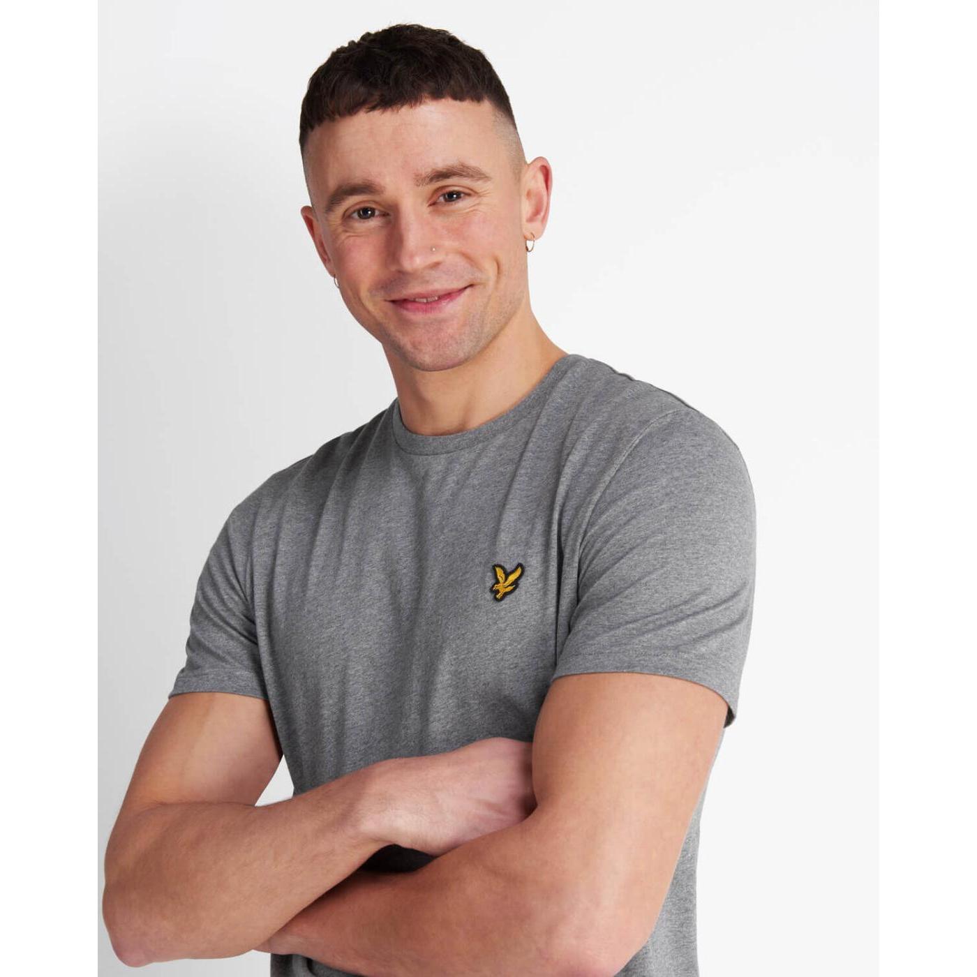 Camiseta Lyle & Scott Gris Hombre