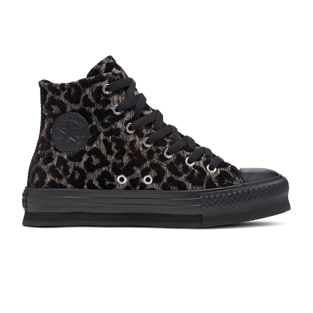 Zapatilla Niños Converse All Star Hi Lift  Leopardo