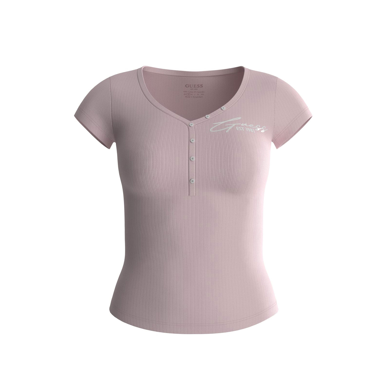 Guess Camiseta Rosa W4RP47 K1814-A60W , para Mujer