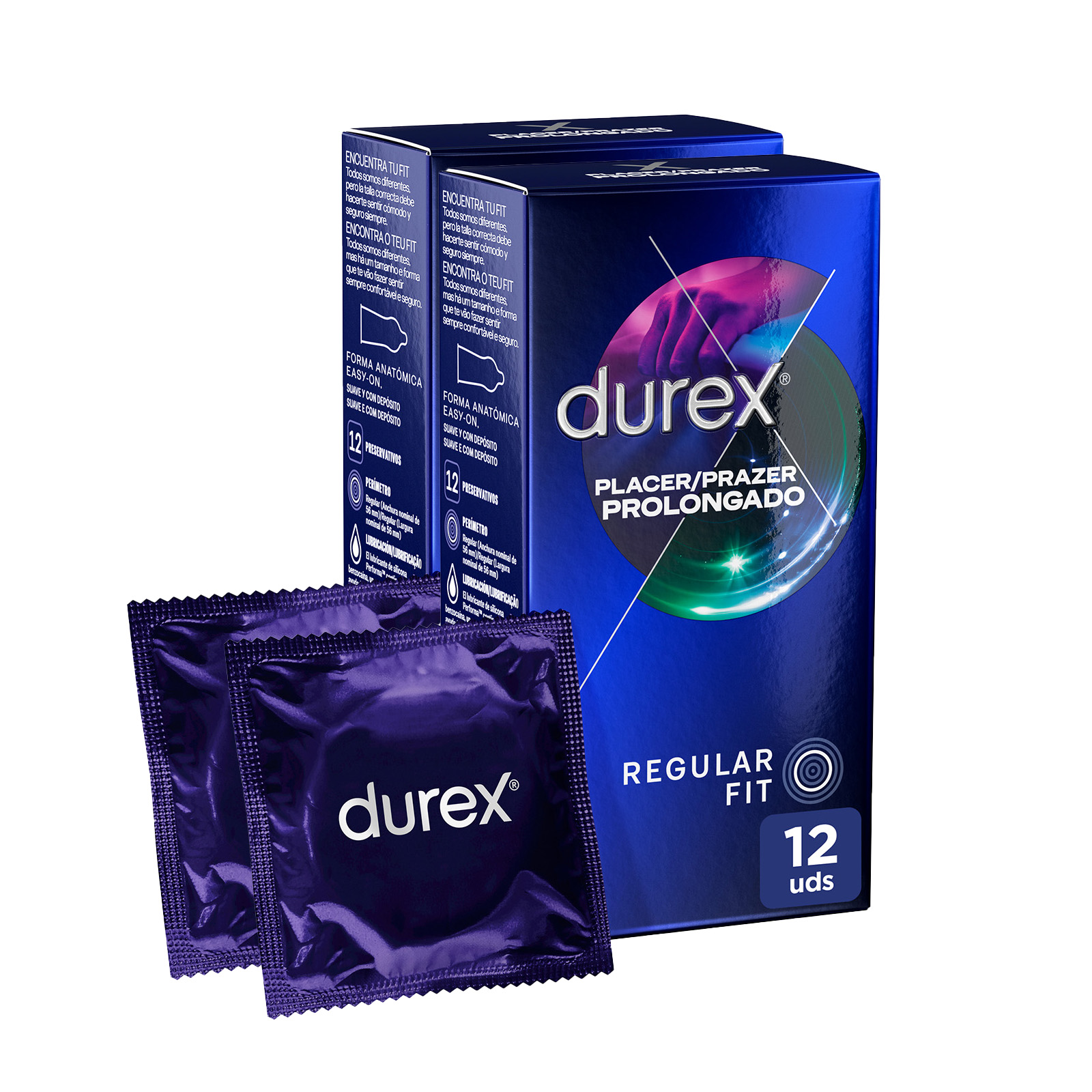 Durex - Condones para hombre Durex. Pack de 24 Preservativos para sexo seguro. Natural, Sensitivo Suave, Invisible, Contacto Total, Real Feel, Mutual Climax, Placer Prolongado, Dame Placer, Saboreame, Intense, Natural XL y Invisible Extra Lubricado