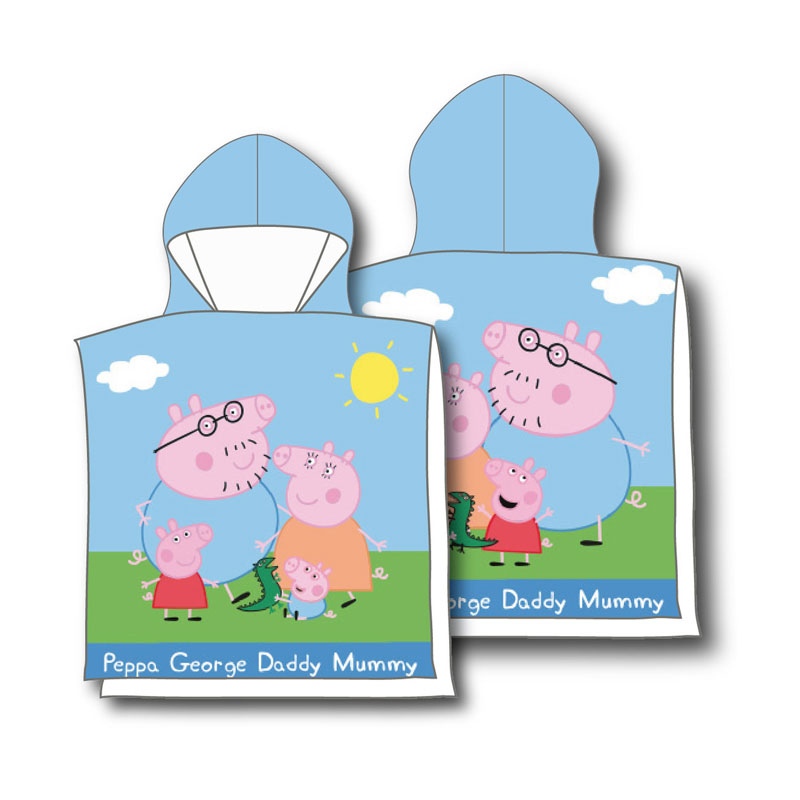 Cerda Toalla de Playa Microfibra 70x140 Cm Family Peppa Pig