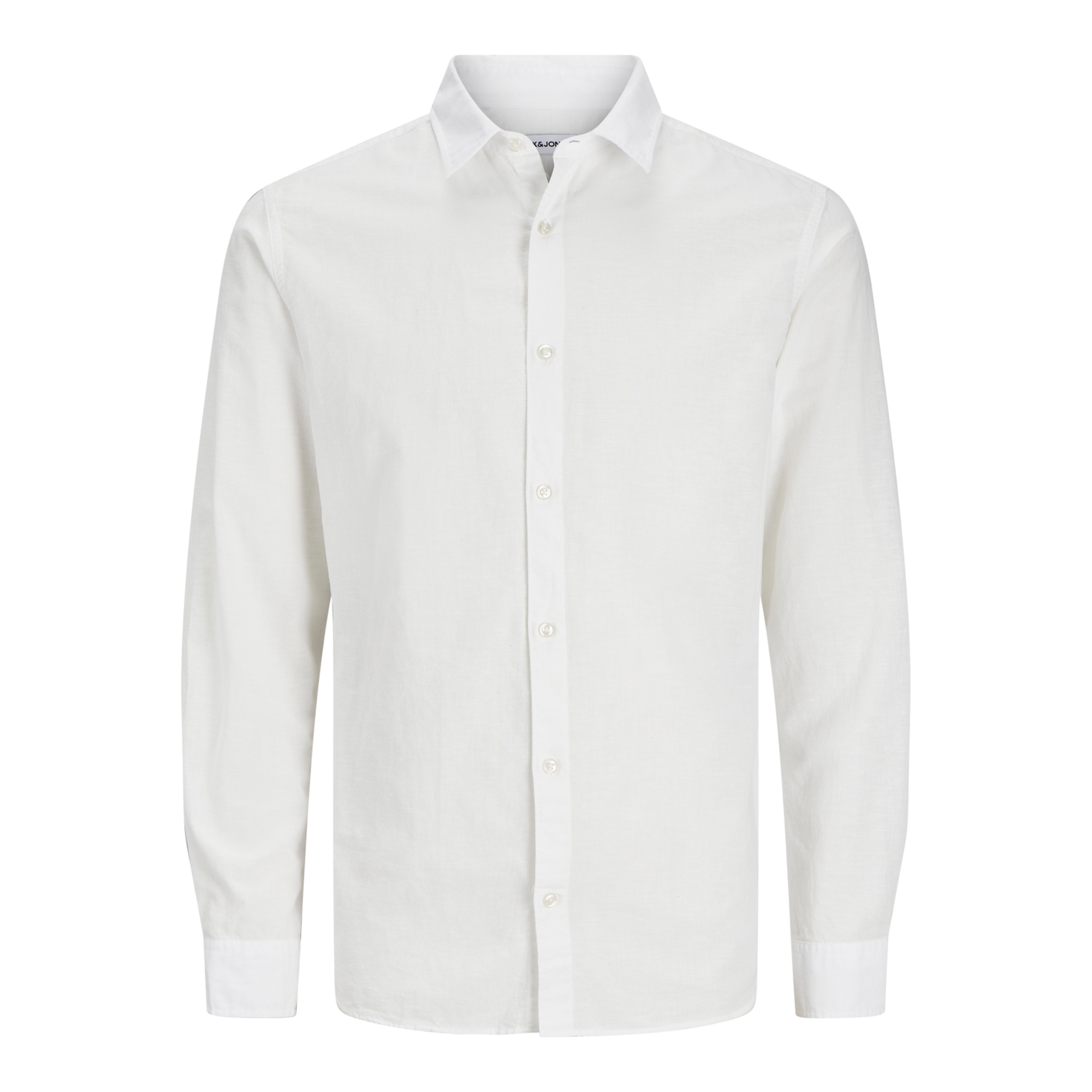 JACK&JONES 12268988 JJEBREEZE LINEN BLEND SHIRT LS SN JNR Junior Camiseta Top Polo TS 29702