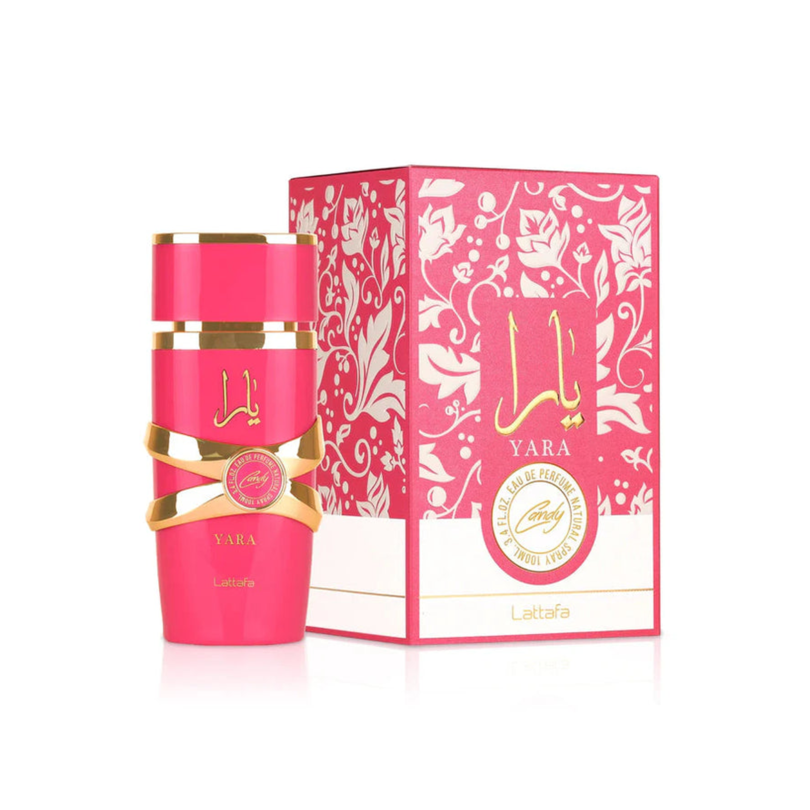 Perfume Árabe Lattafa Yara Candy Eau De Parfum 100Ml Mujer Original Gourmand Frutal Floral Almizclado