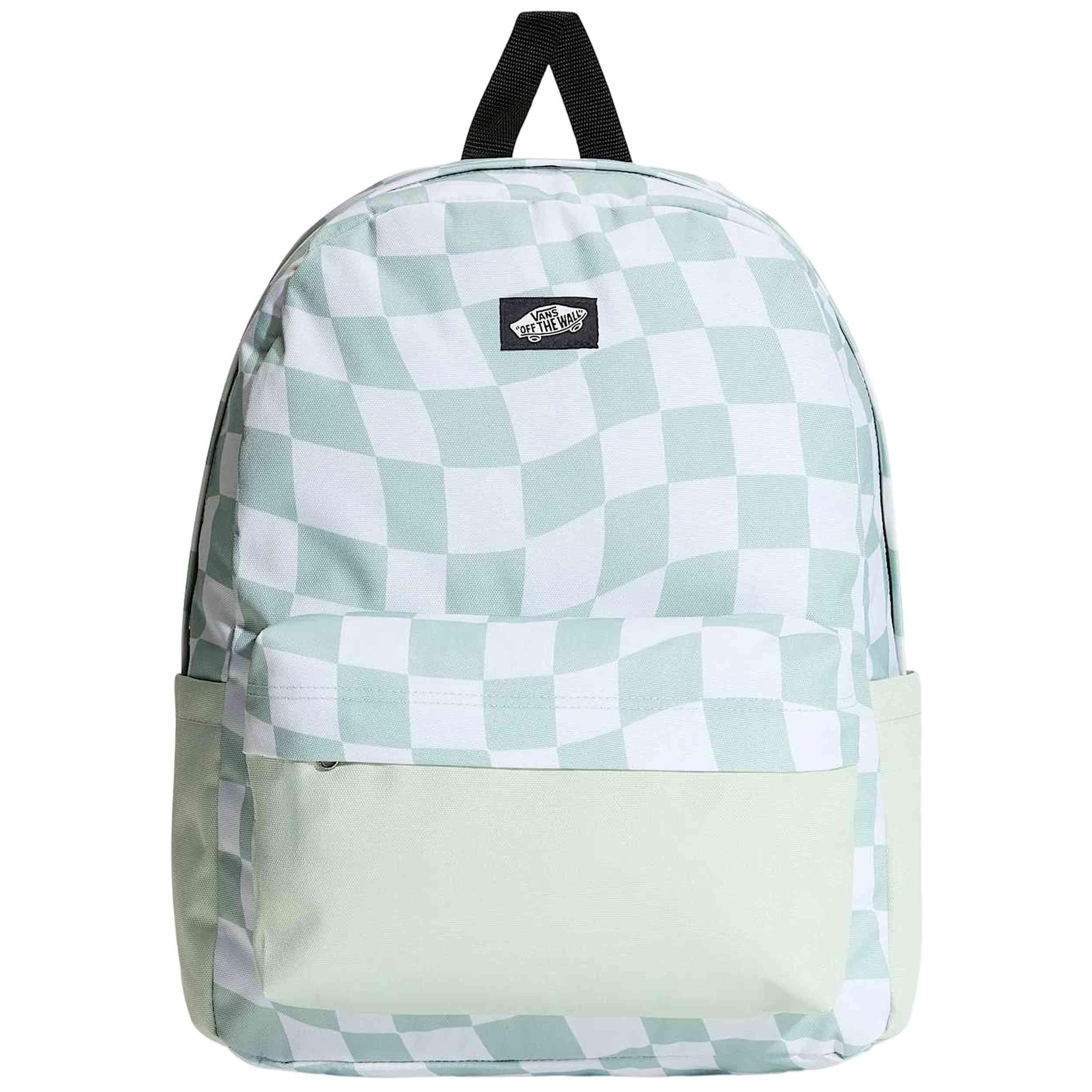 Mochila Vans modelo Old Skool Classic Backpack "Dusty Mint Checkerboard" para hombre y mujer en color Verde