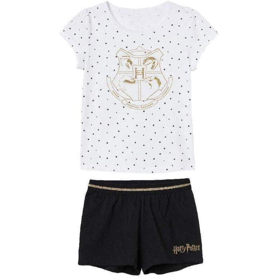Warner Bros. Harry Potter Pijama Corto para Niña Talla 6 Años - Diseño Hogwarts
