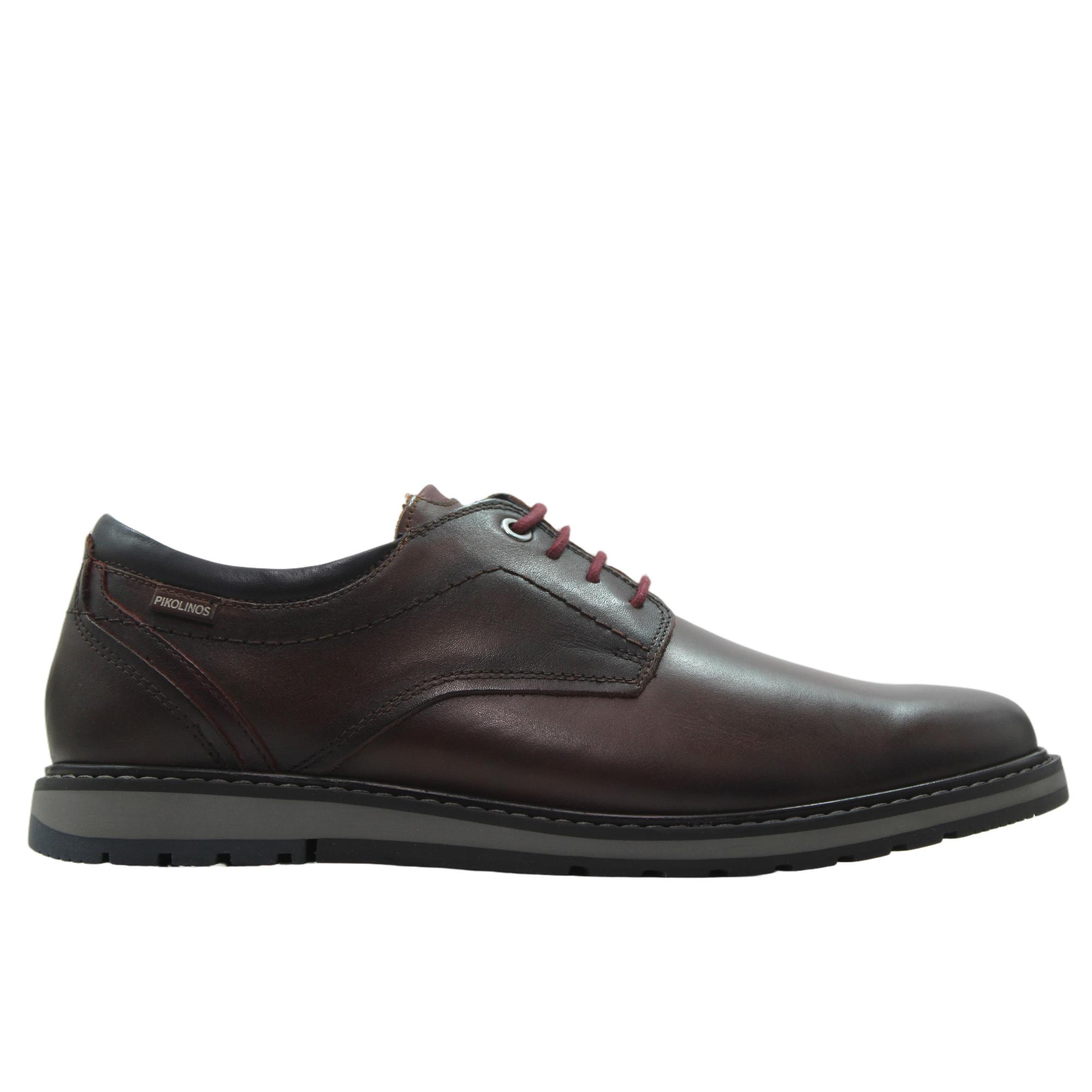 Pikolinos M8J-4331C1 Zapatos casual de piel lisa, cordones, suela goma, para caballero