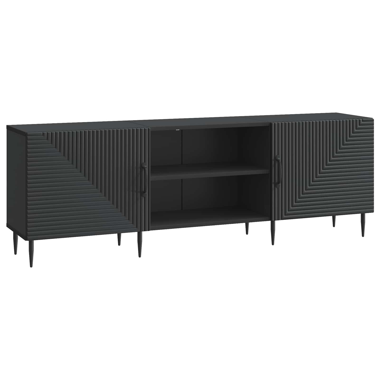 vidaXL Mueble de TV 150 x 31 x 50 cm Madera de Ingeniería Multicolor