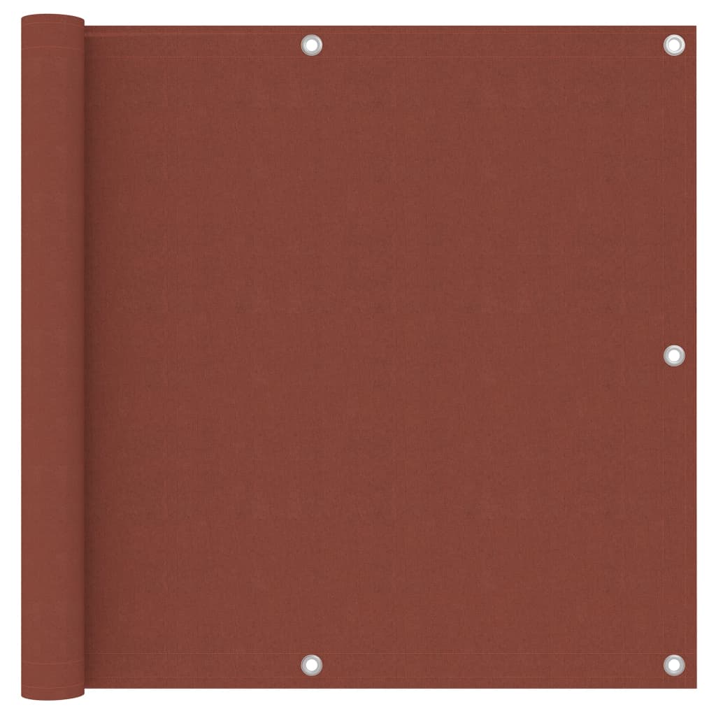 vidaXL Toldo para balcón de tela oxford 90x300 cm Color Blanco, Blanco y azul, Naranja y marrón