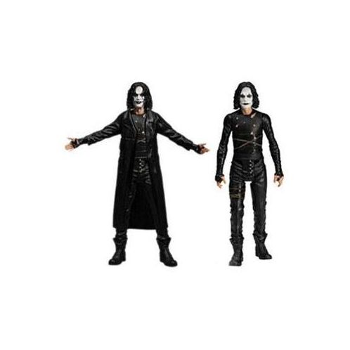 MEZCO TOYZ THE CROW EL CUERVO SET DE 2 FIGURAS PREMIUM DE LUJO 5 POINTS