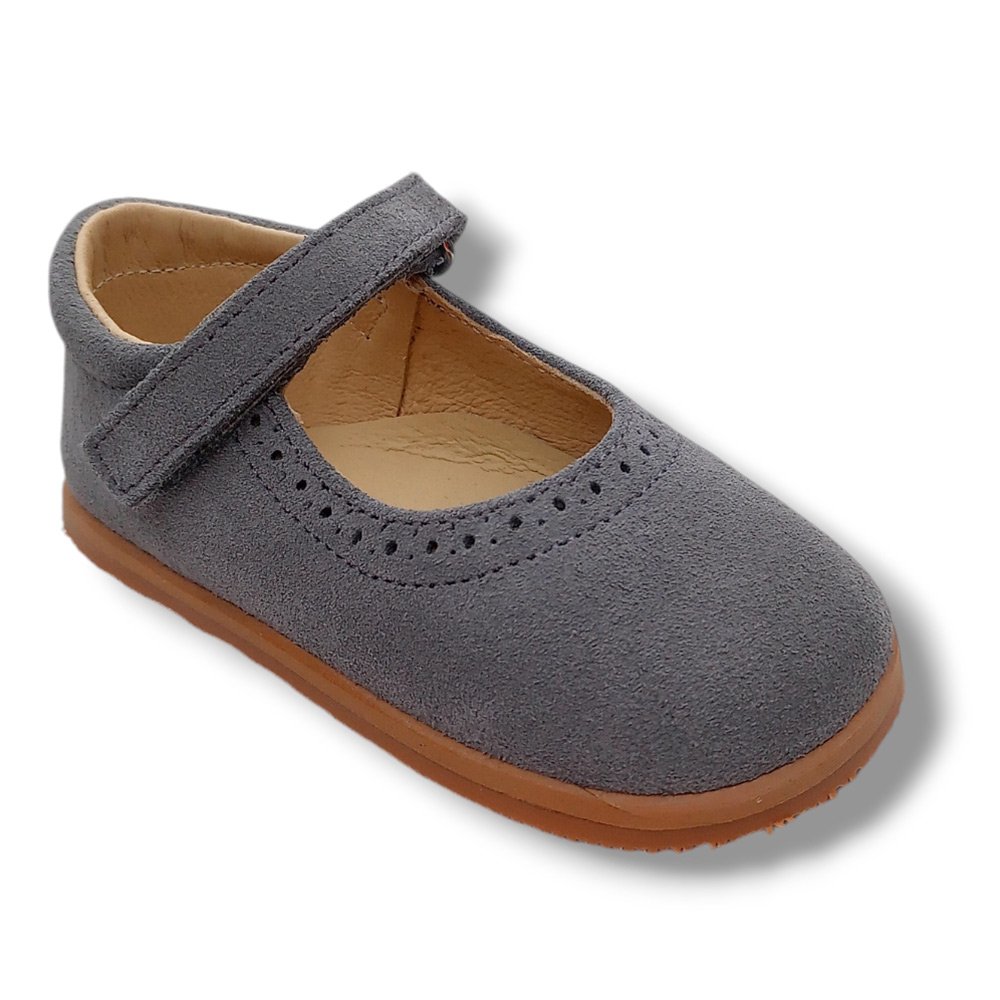 Blanditos by Crio's Merceditas Niña Crios PRAGA GRIS25 PLOMO Respetuoso calzado niños Blanditos Winter ROYALE CORDONETS