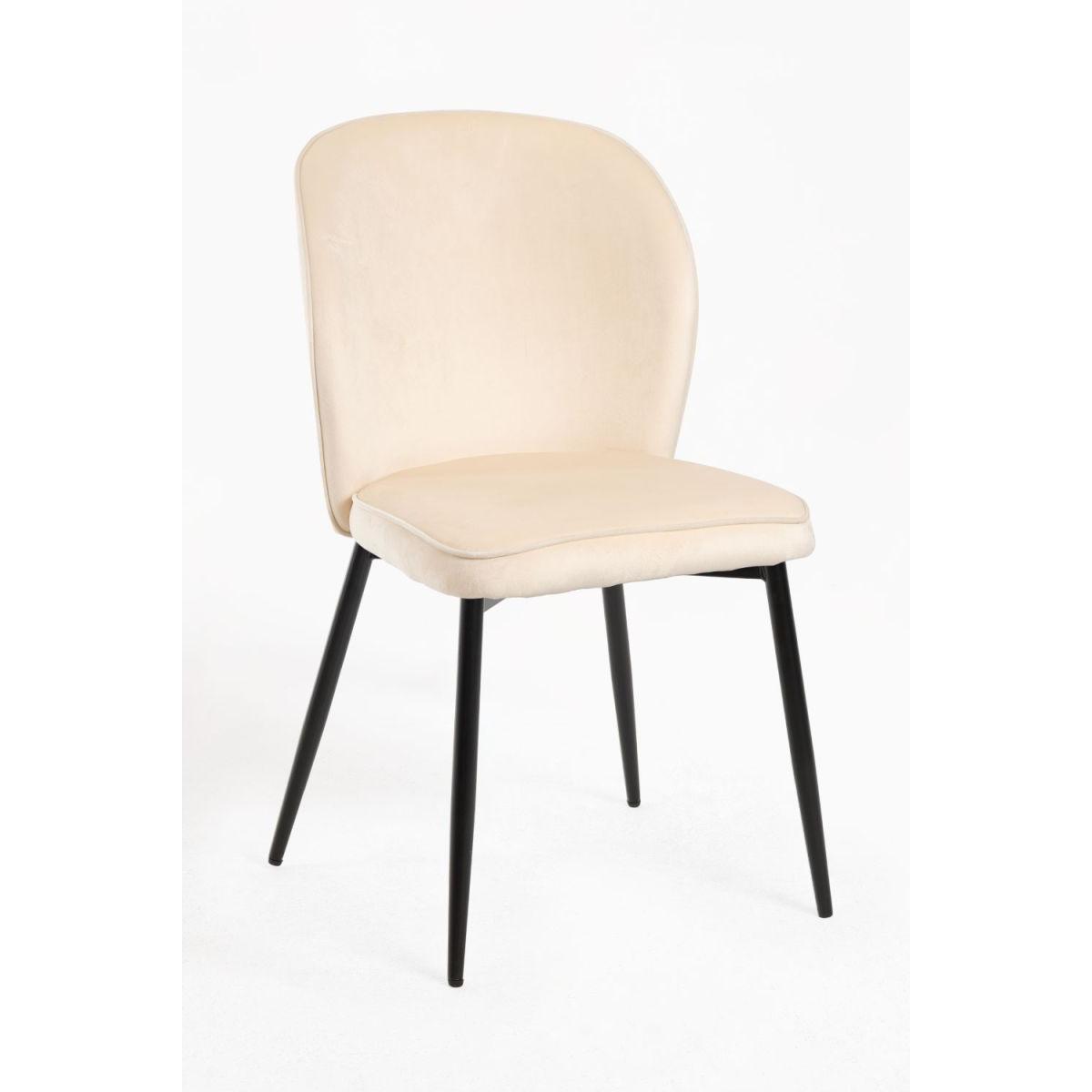 Regalos Miguel - Sillas Comedor - Silla Teile Terciopelo - Beige