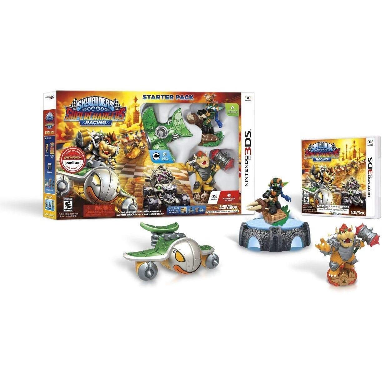 Skylanders Superchargers Racing Starter Pack (Incluye Figura Bowser Compatible Con Amiibo) Juego para Consola Nintendo 3DS [PAL ESPAÑA]