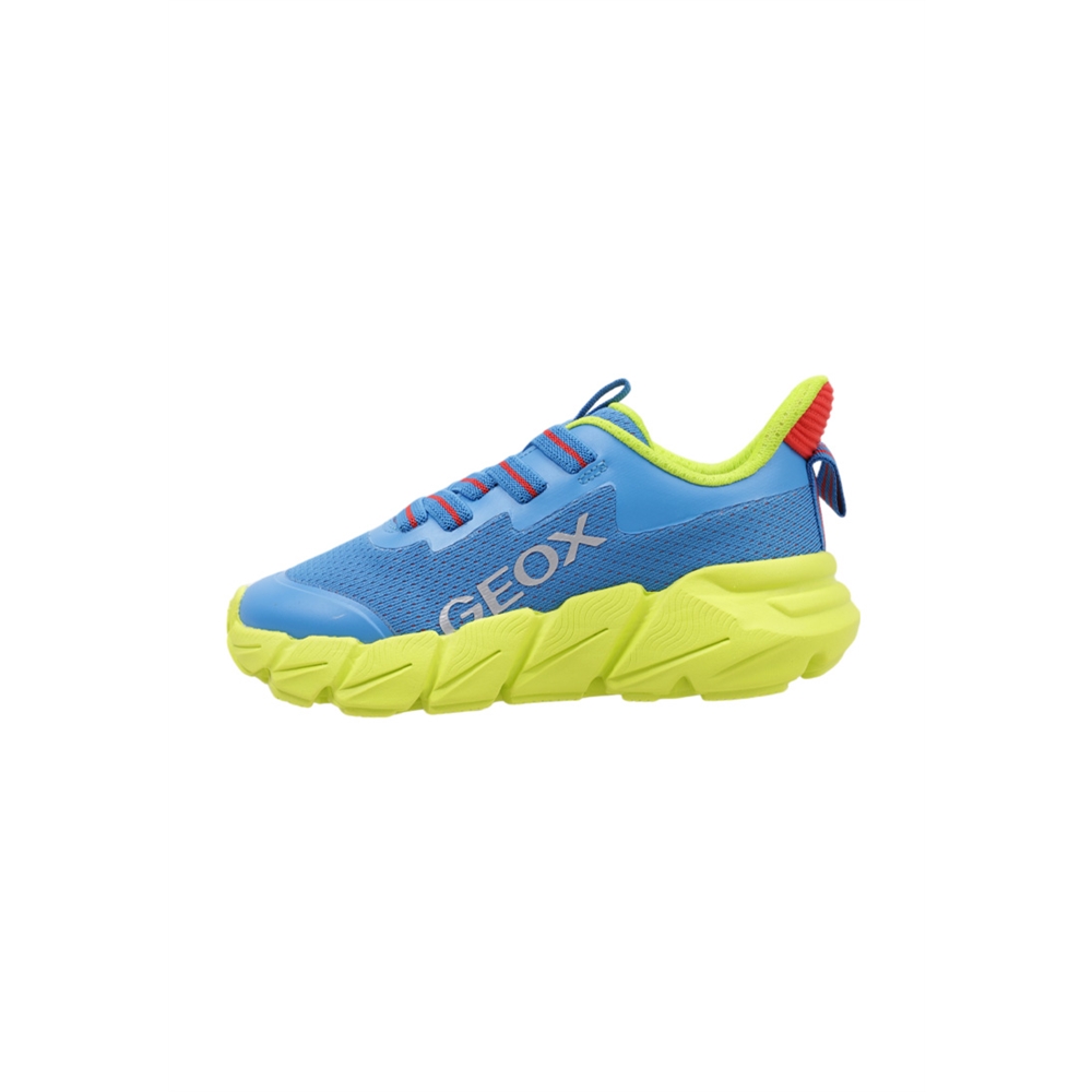 Geox J FLEXYPER FAST BOY Deportivas Planas Niño Azul
