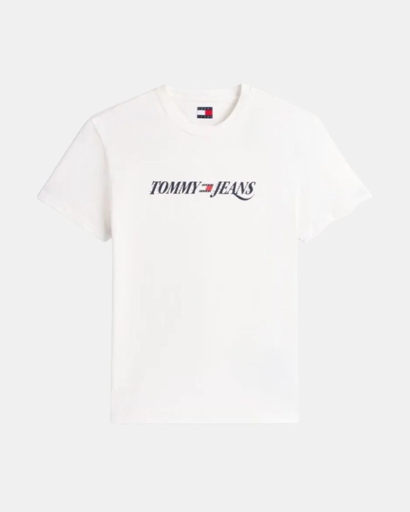 TOMMY HILFIGER DM0DM22548YBL Camisetas Manga corta Hombre Blanco