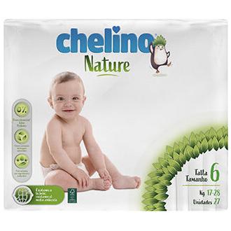 Chelino Nature Pañales Talla 6, 27 Unidades