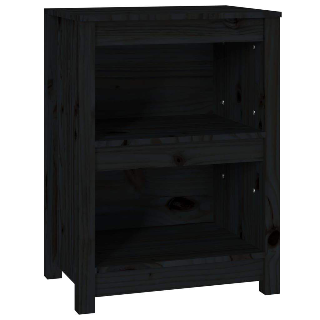 Vidaxl Estantería Madera Maciza de Pino 50x35x68 Cm Natural/Blanco/Gris