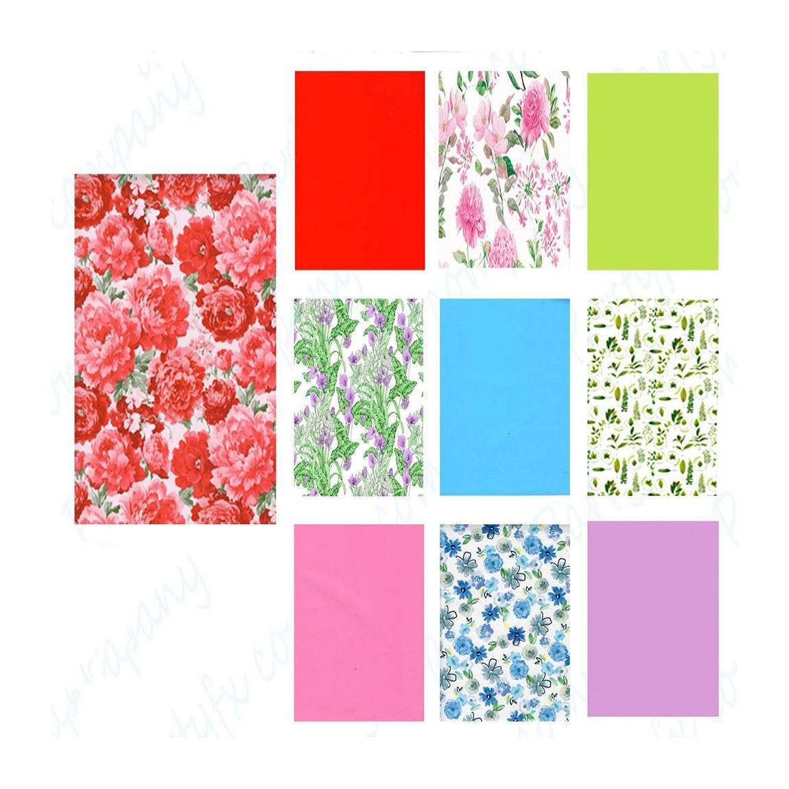 PLUS HOME Papel de Regalo Kraft Reciclable Estilo Navideña Cubre Regalo Coincidencia Aleatoria