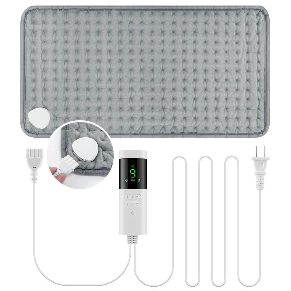 Almohadilla De Calor Eléctrico Para Espalda Y Abdomen Alivio De Dolor Menstrual 9 Niveles De Calentamiento 4 Niveles De Tiempo Lavable Sillín De Masaje Suave