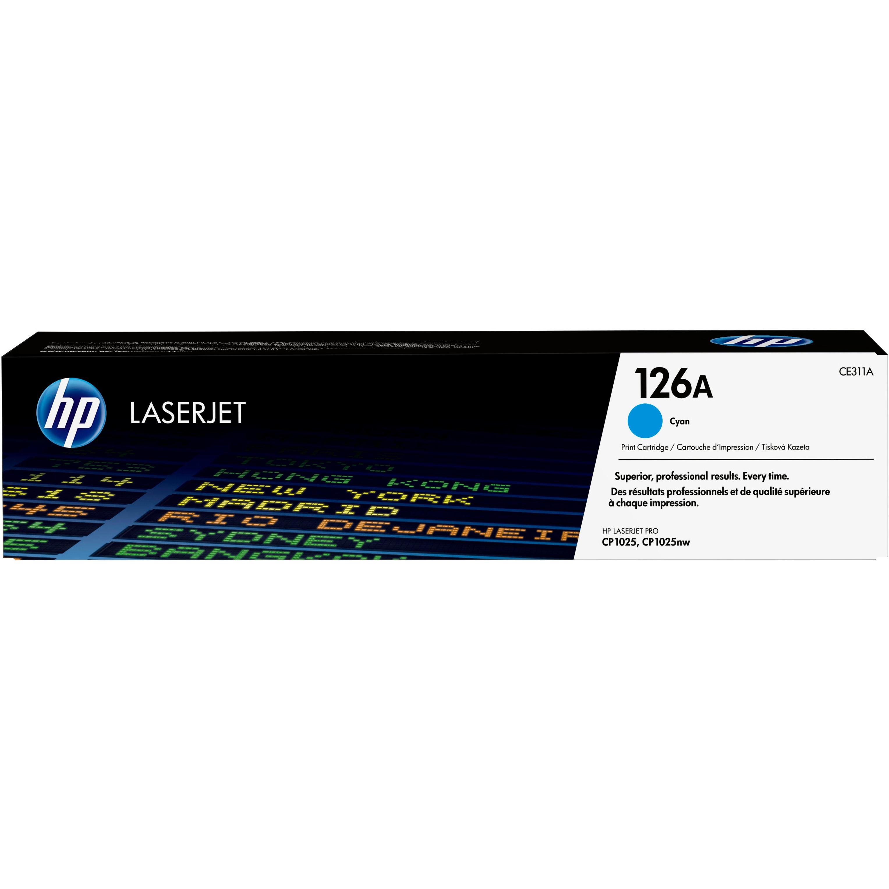 HP Laserjet PRO 100 CP/1025NW/1025/1020 Toner Cian 126A