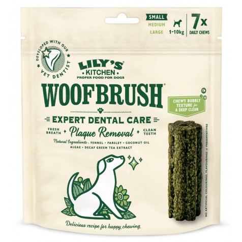 Lily's Kitchen Woofbrush Dental Chew Para Perros S - 7 Sticks