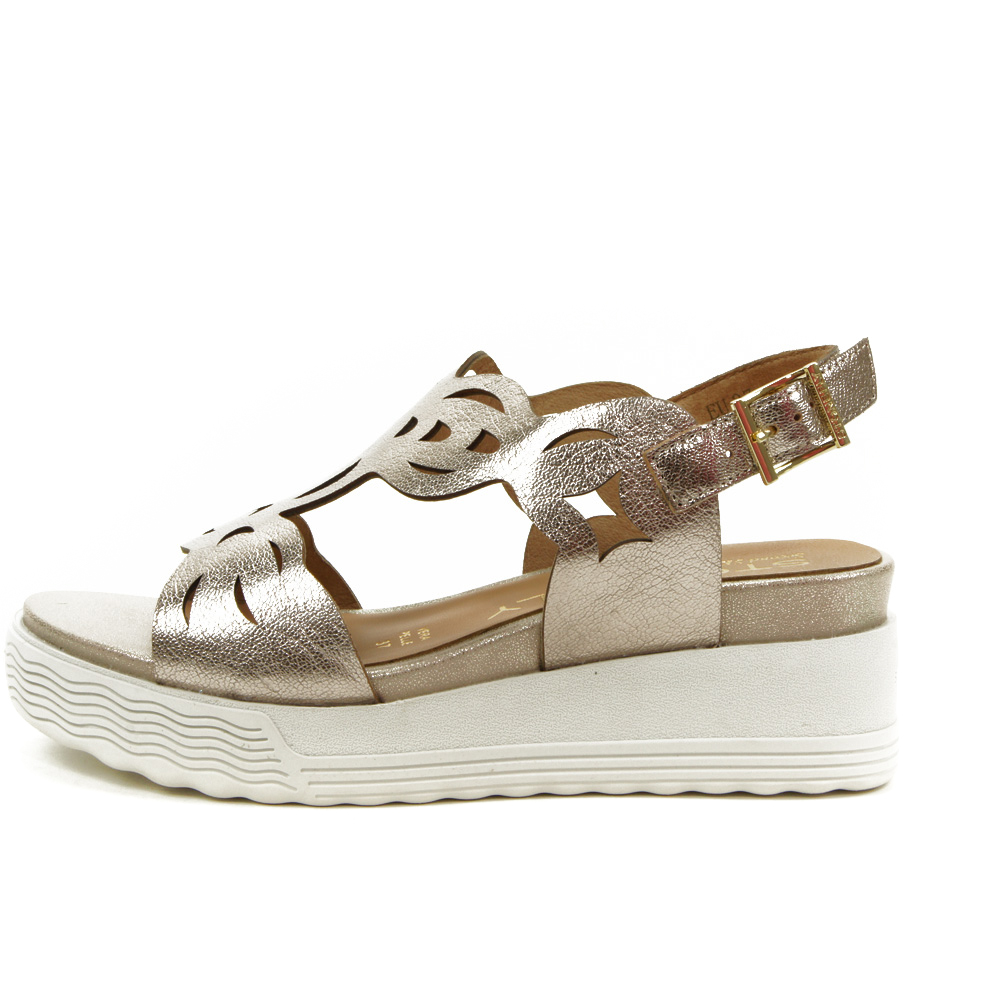 Stonefly mod. PARKY 27 sandalia para mujer en piel natural, hebilla