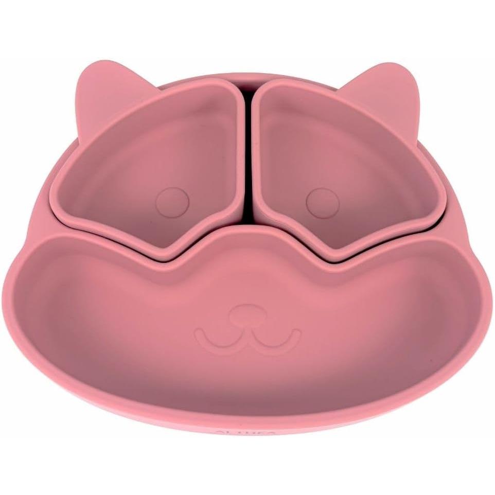 Plato para bebé de silicona orgánica Althea Living con divisiones y ventosa para comer