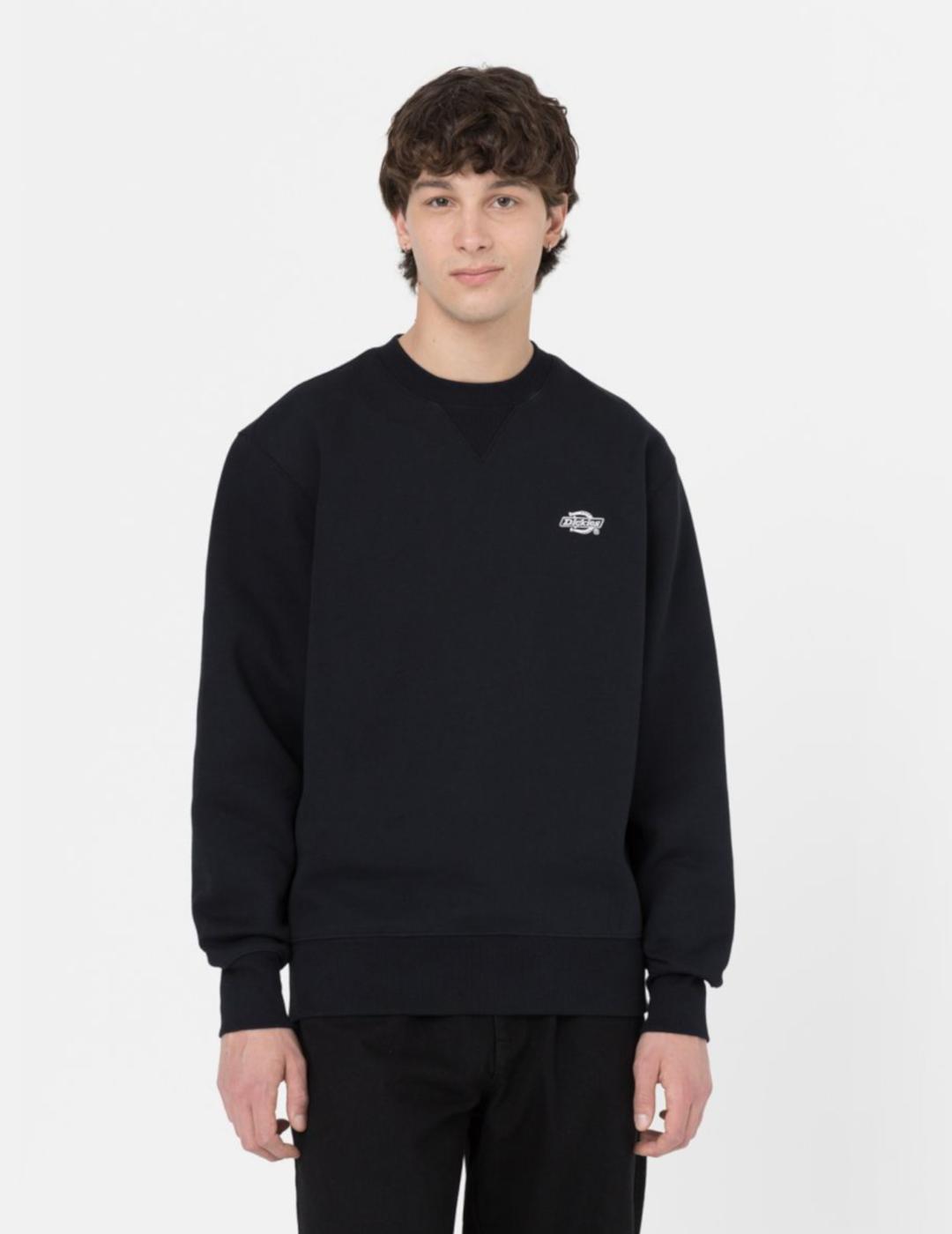 Dickies Sudadera Negra Summerdale Manga Larga Ajuste Elástico