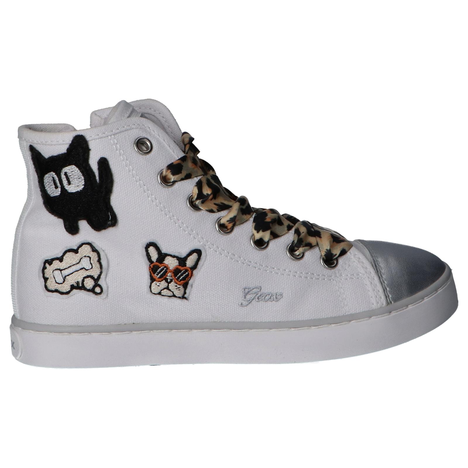 Geox j0204d 00010 j ciak c0405 white-beige girls' sneakers