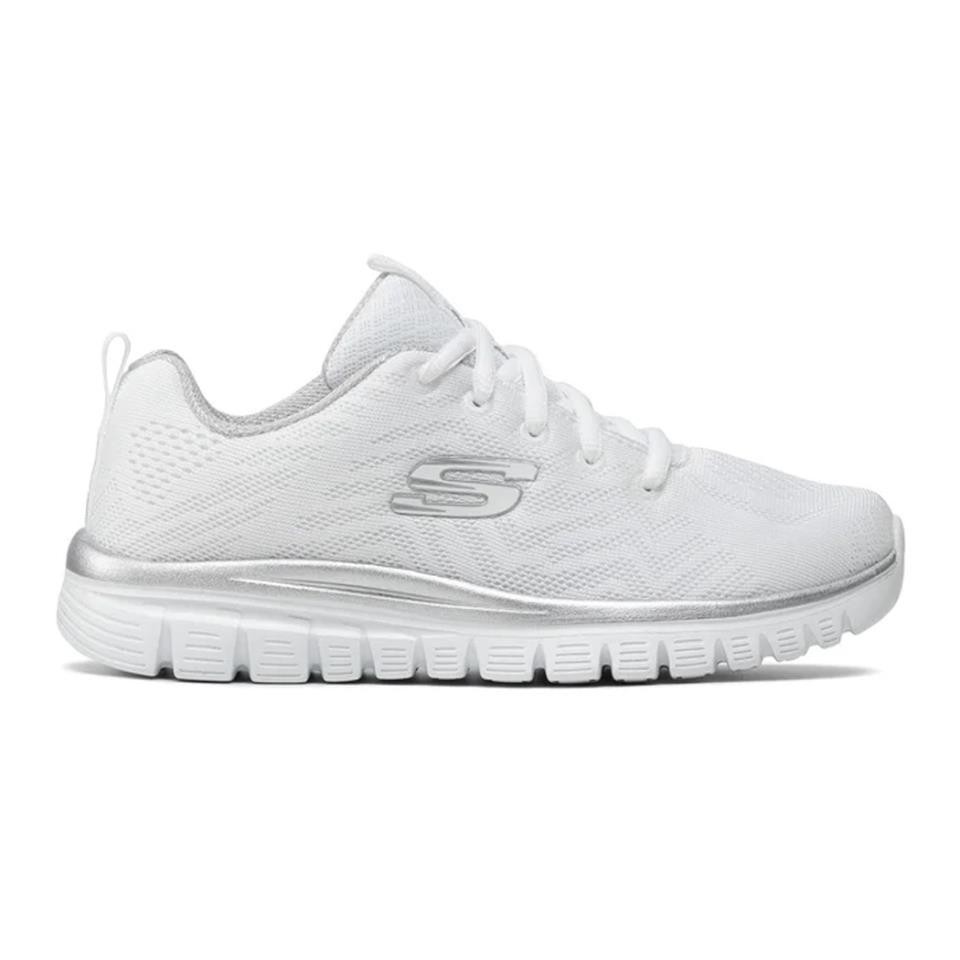 Zapatilla Skechers Graceful Blanco Mujer 12615-Wsl