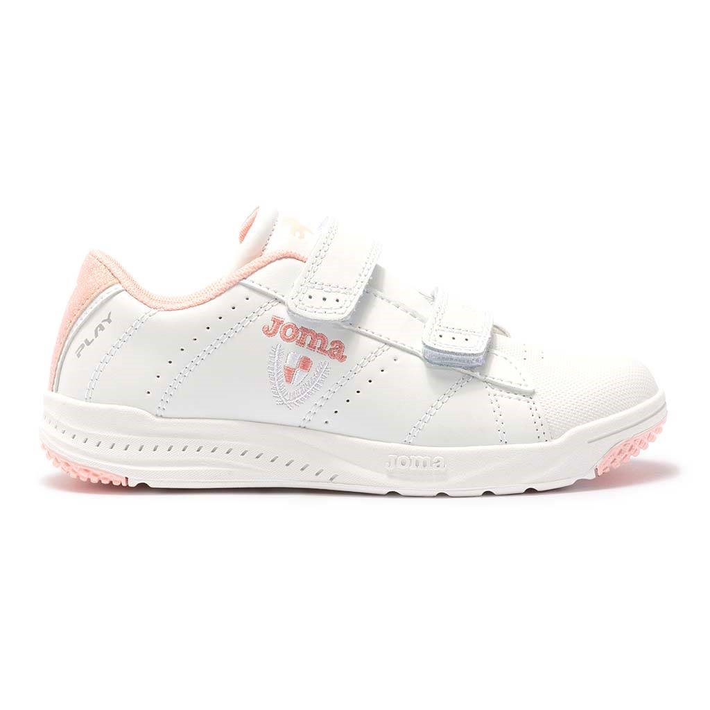 Joma Play Jr 2113 White Pink Casual Vuelta al cole Niño/Niña Zapatillas Niña