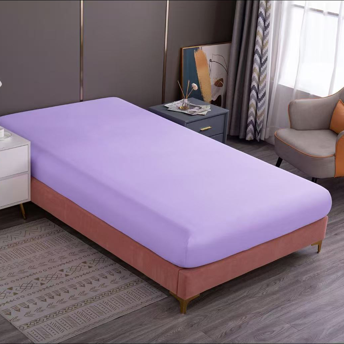 Bajera Ajustable Protector de Colchón Cama 90x200CM 105x200CM 135x200CM 150x200CM Ropa de Cama Microfibra 100% Poliéster