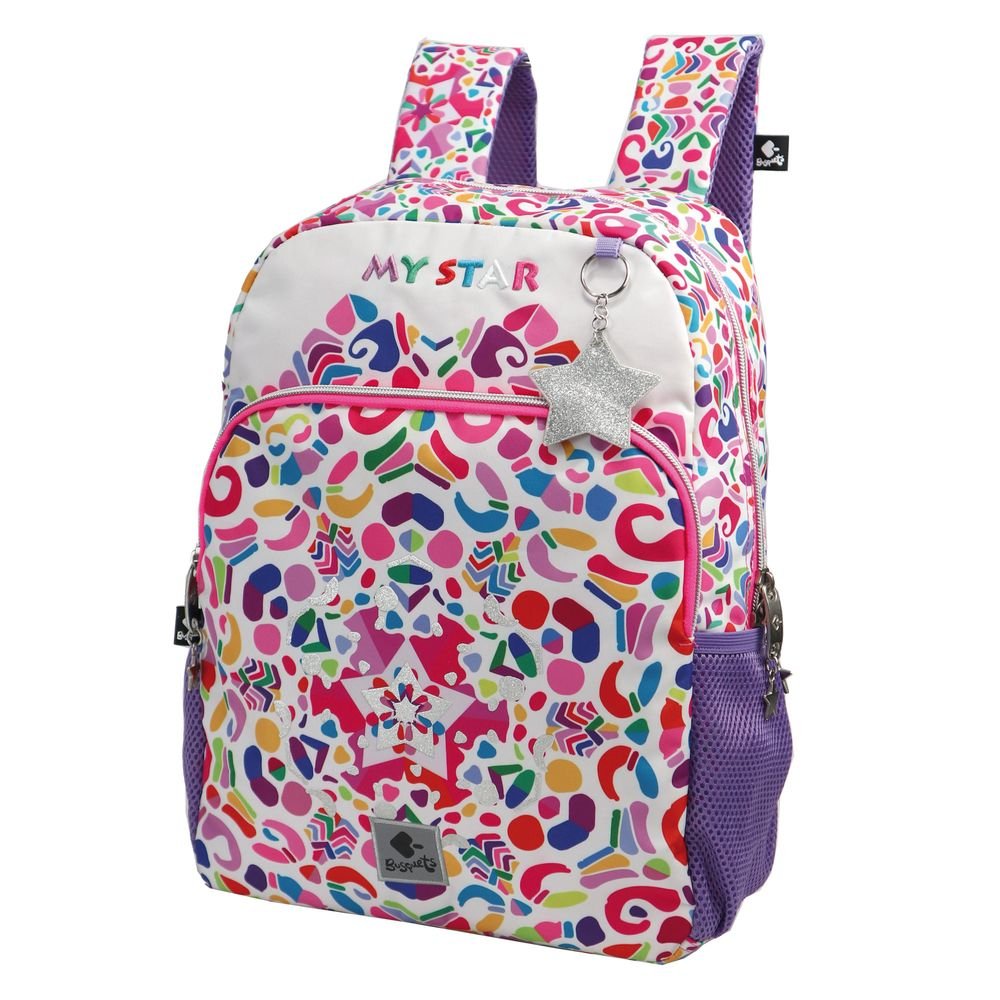 BUSQUETS MOCHILA ESCOLAR MEDIANA ADAPTABLE MY STAR MOCHILA 12x29x40 Cms.