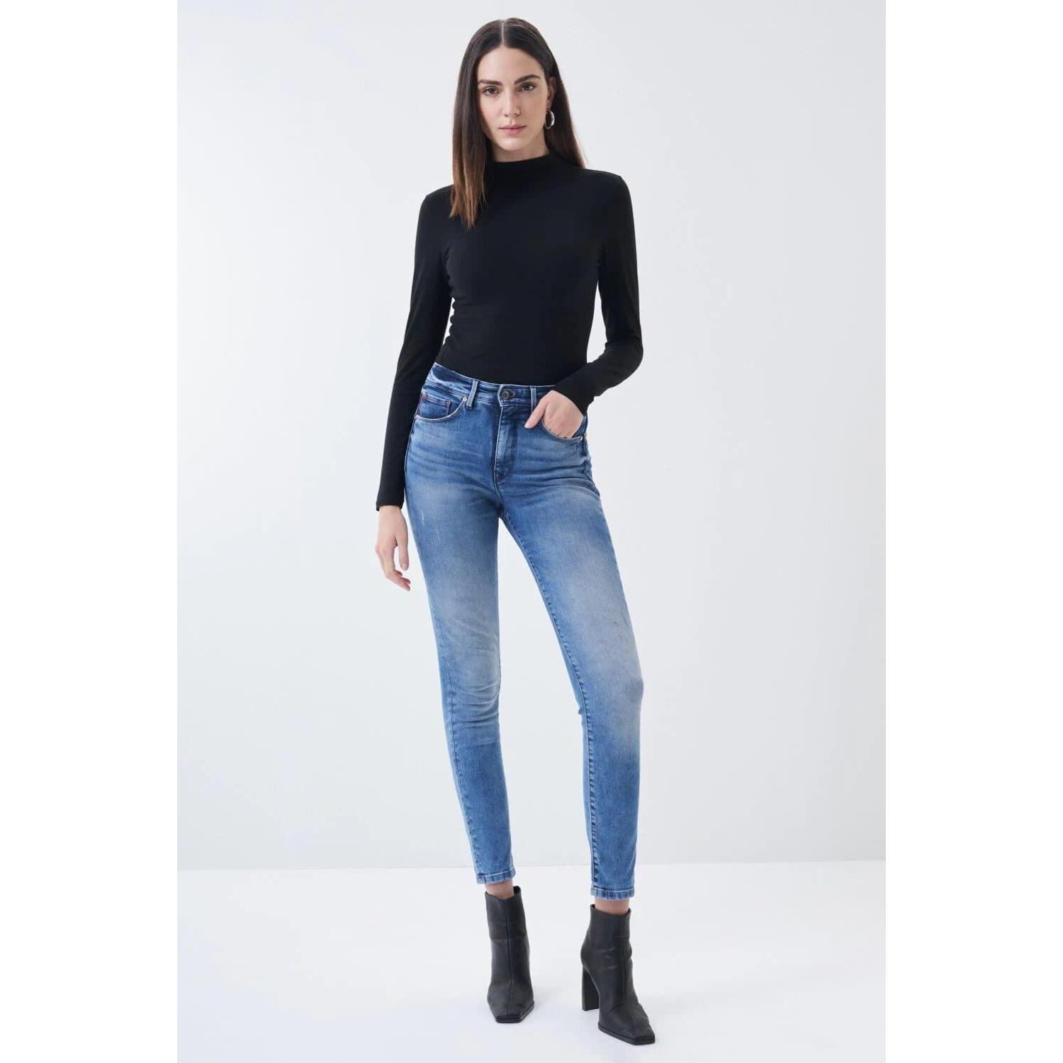 Pantal?n vaquero mujer SALSA 126594-8503 AZUL