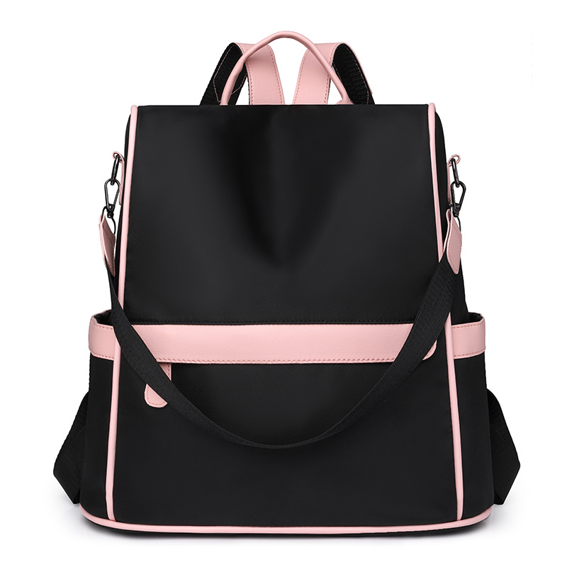 Mochila ligera informal para mujer, mochila de viaje antirrobo, Mochila pequeña de moda simple, mochila de nailon impermeable