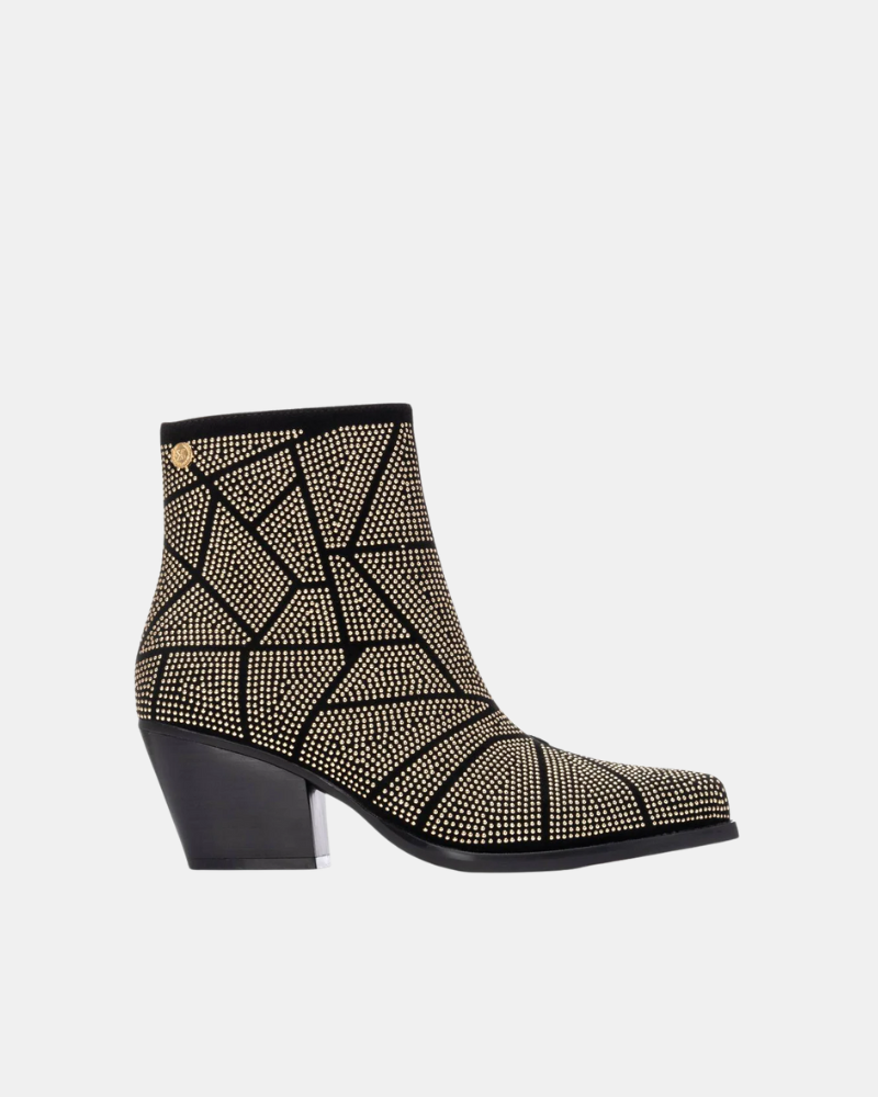 XTI 144670 Botines Cowboy Mujer Oro