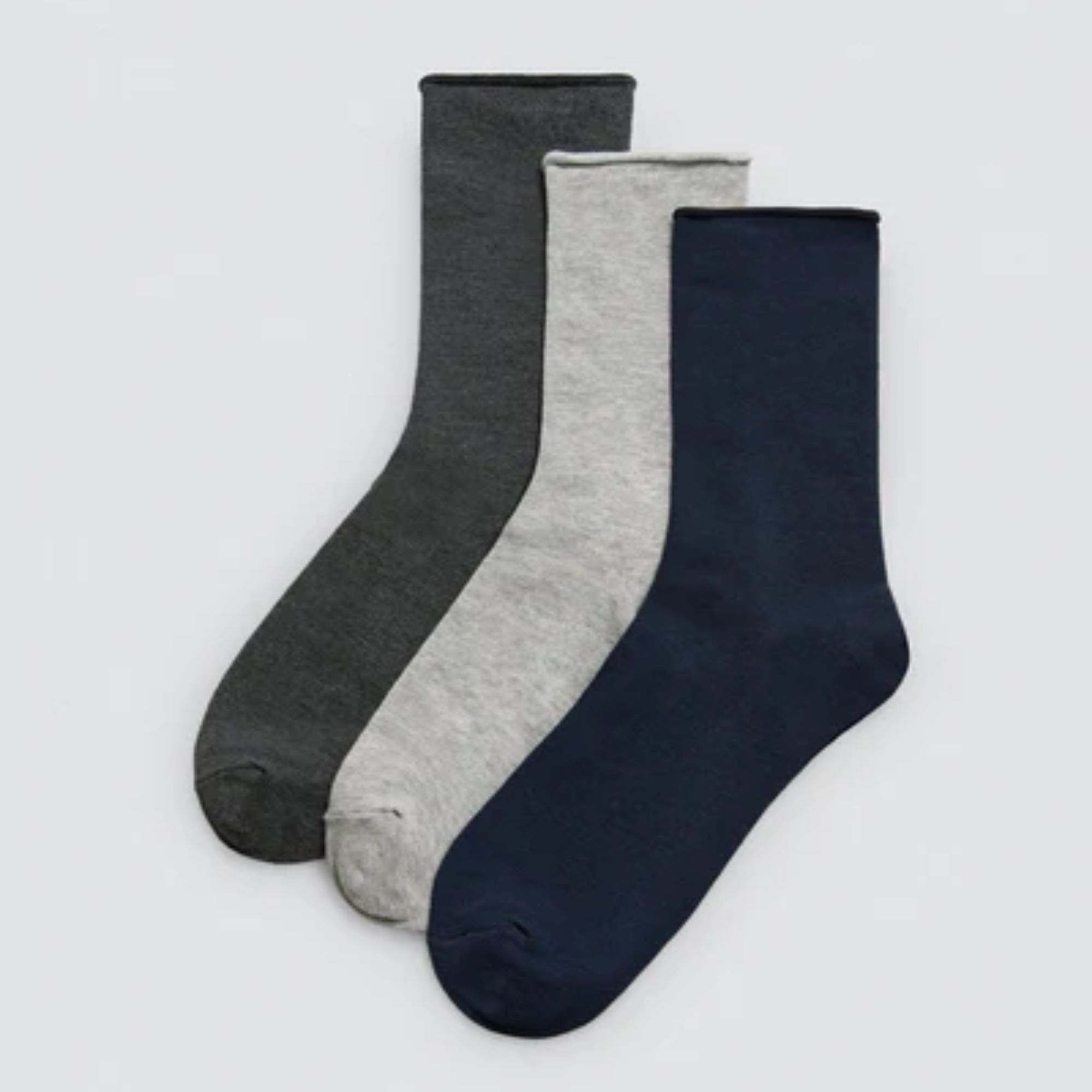 Ysabel Mora - Pack 3 calcetines altos bambú sin puño colores neutros