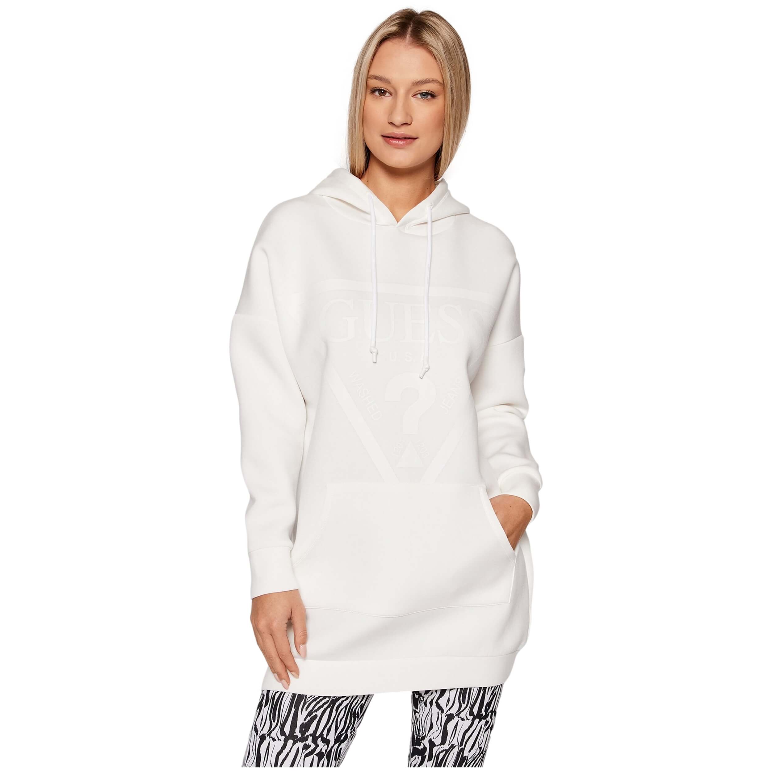 Sudaderas Con Capucha Guess modelo V2GQ18KAMN2G6K5 para Mujer en color Blanco