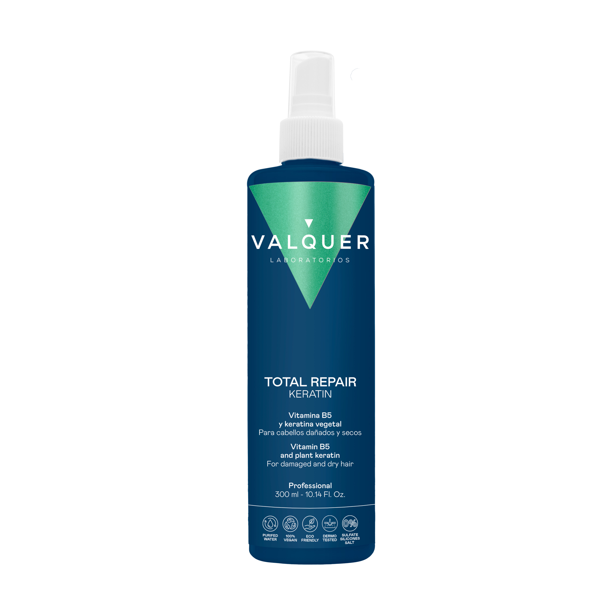 Valquer Laboratorios Queratina Pura Capilar Reparación Total 97% Ingredientes Naturales