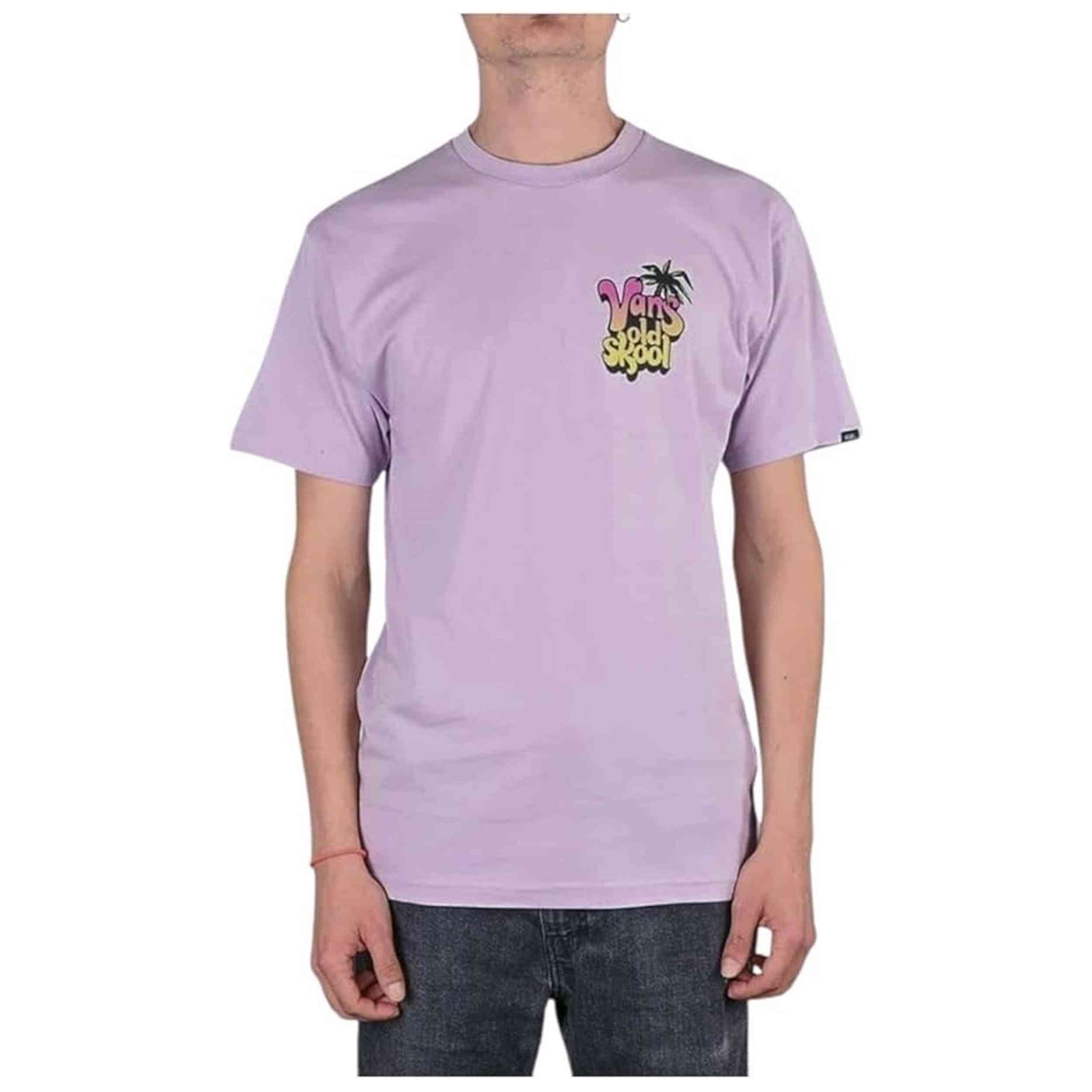 Camiseta De Manga Corta Vans modelo VN0008SGC7S-MORADO para Hombre en color Morado
