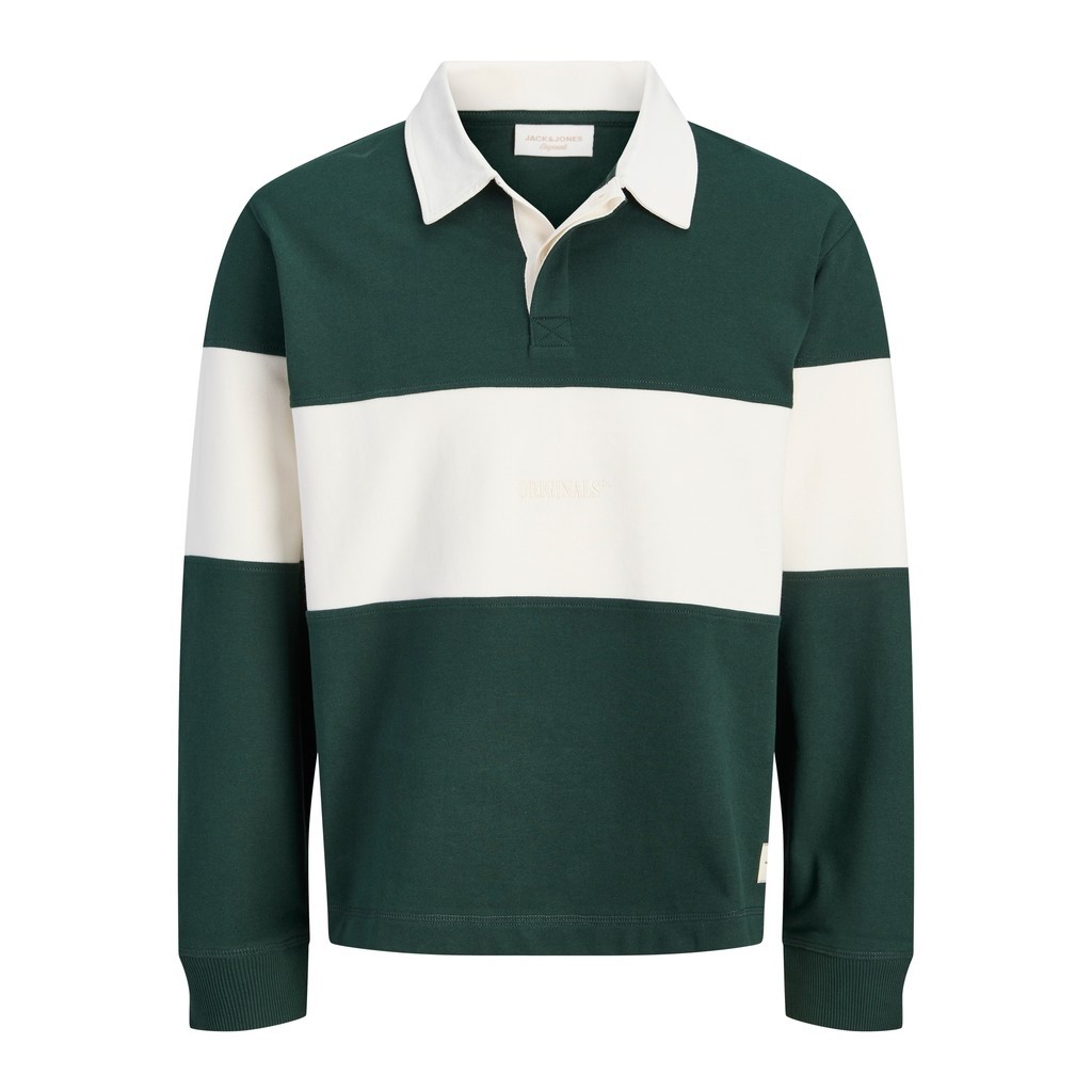 Jack & Jones Sudadera Hombre JORFREDERIKSBERG BLOCKING SWEAT POLO SN