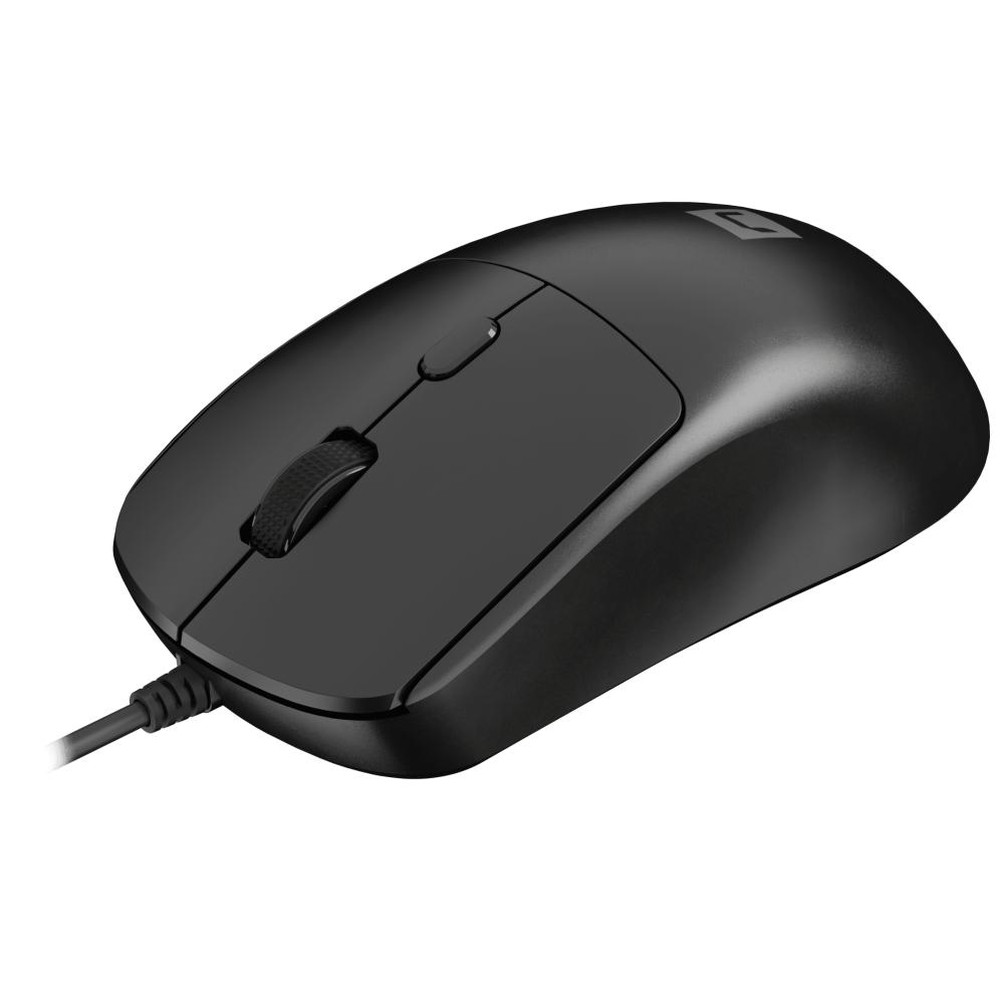 NATEC HAWK 2 gaming mouse, USB Type A, wired with 2400 DPI laser sensor, 4 buttons, ergonomic design for right hand use, ideal for PC gamers.