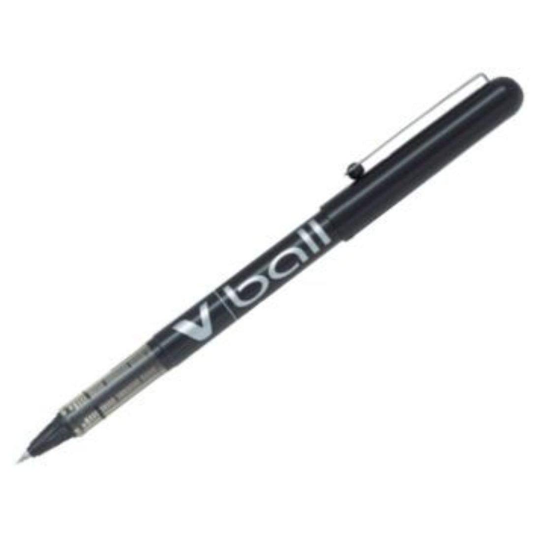 Pilot - V-Ball 05 - Bolígrafo Roller Tinta Liquida - Negro - Punto Fino - (Caja 12 unidades)