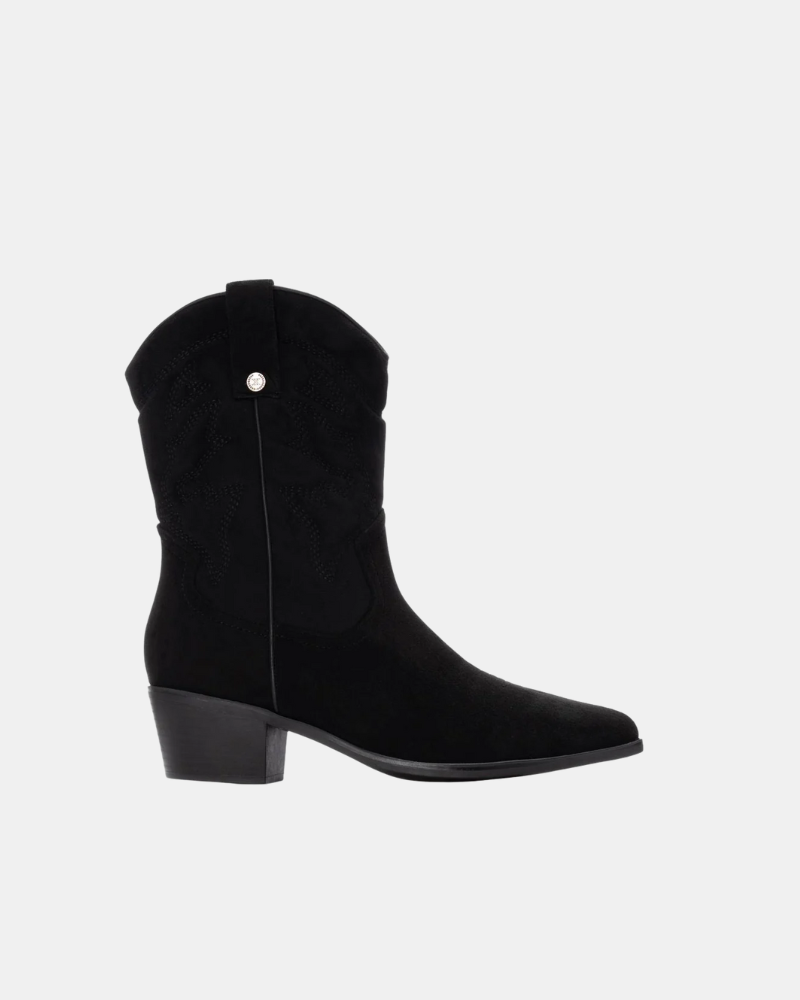 XTI 144307 Botas Cowboy Mujer Negro