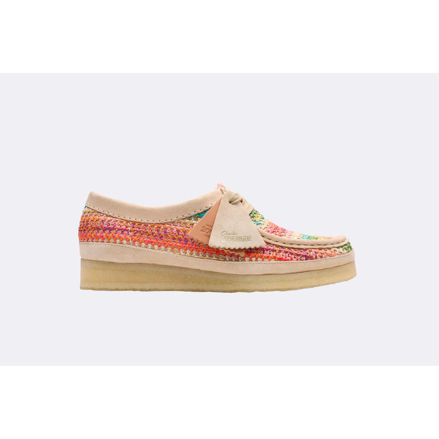 Clarks Originals Wallabee Multi Raffia para Mujer