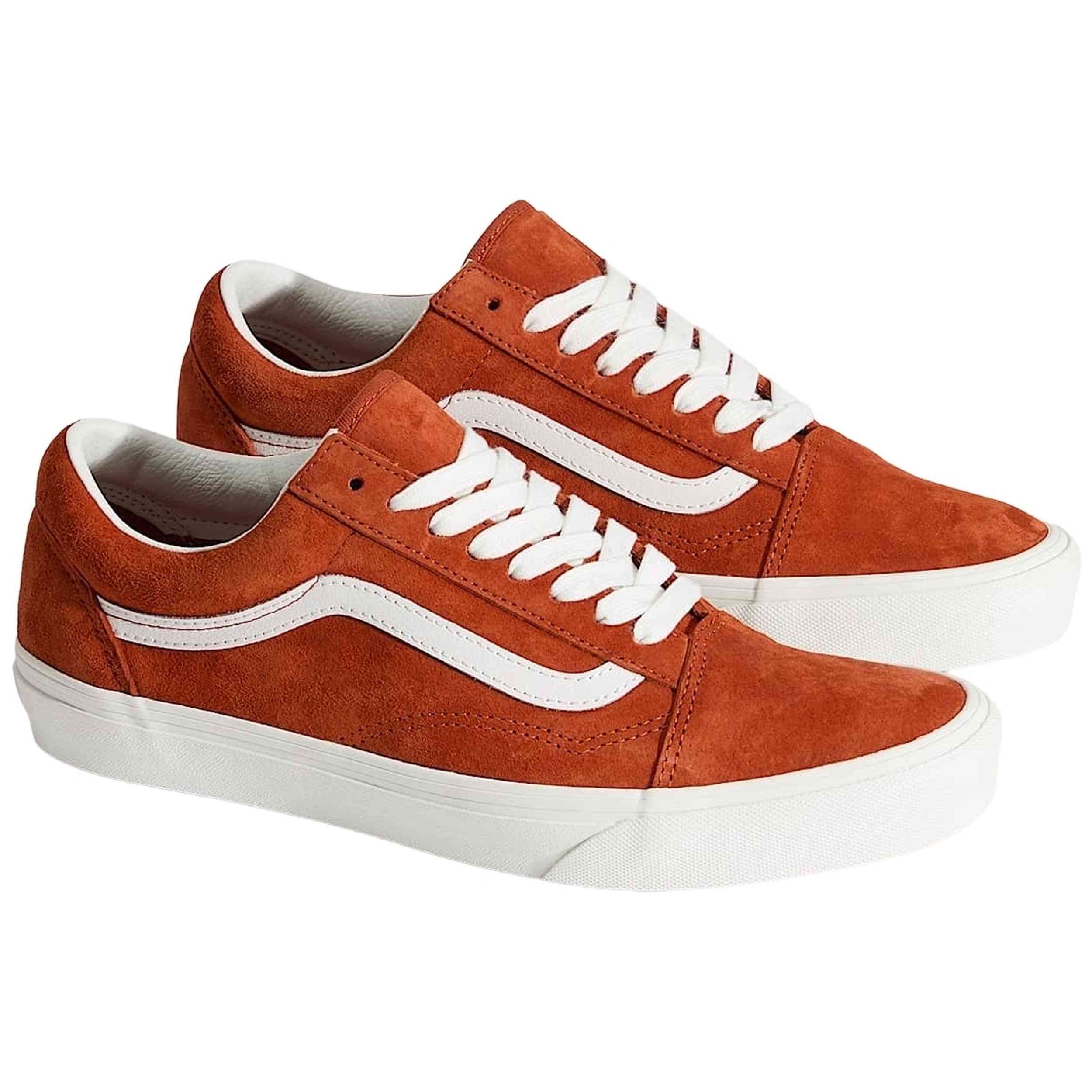 Zapatillas Vans modelo Old Skool Pig Suede "Pig Suede Burnt Orange" para hombre y mujer en color Naranja