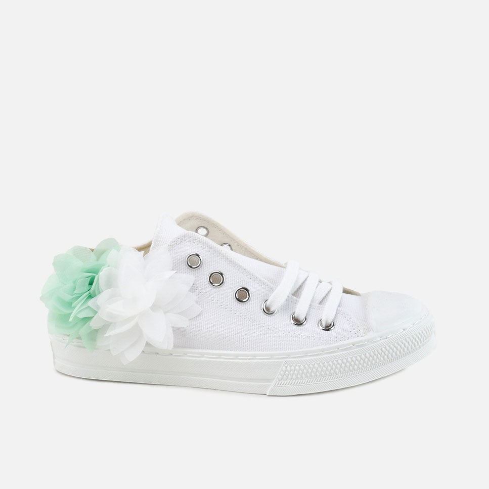 Lonas Flores Verde/blanco Urban57 | Eli 1957