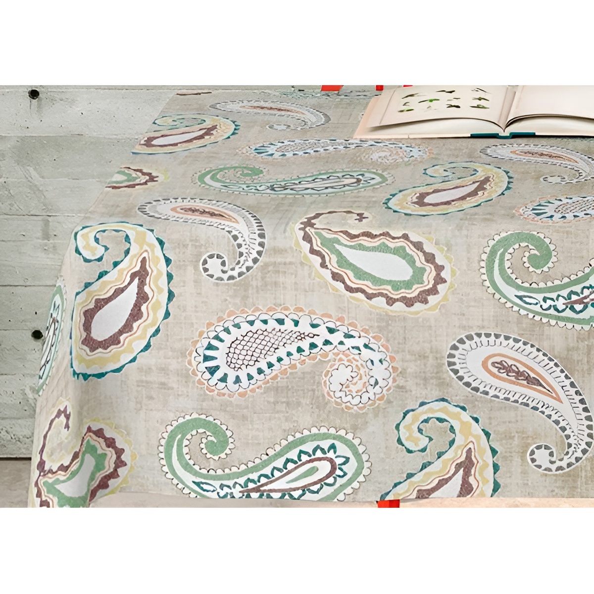 Hulehule Tex Mantel Resinado Rossetti Estampado Cachemir Anti-manchas