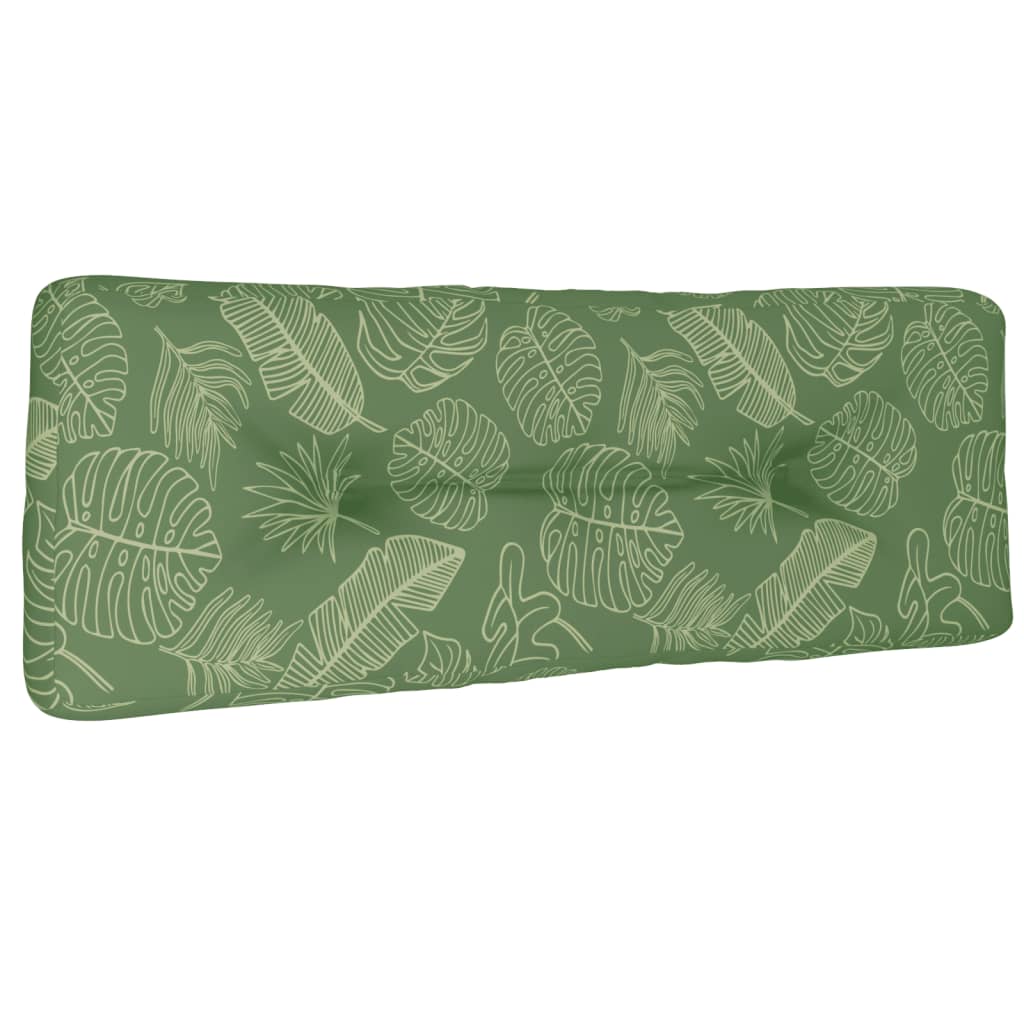 Vidaxl Cojín Sofá de Palets Estampados Cuadros Grises 120x40x12 Cm