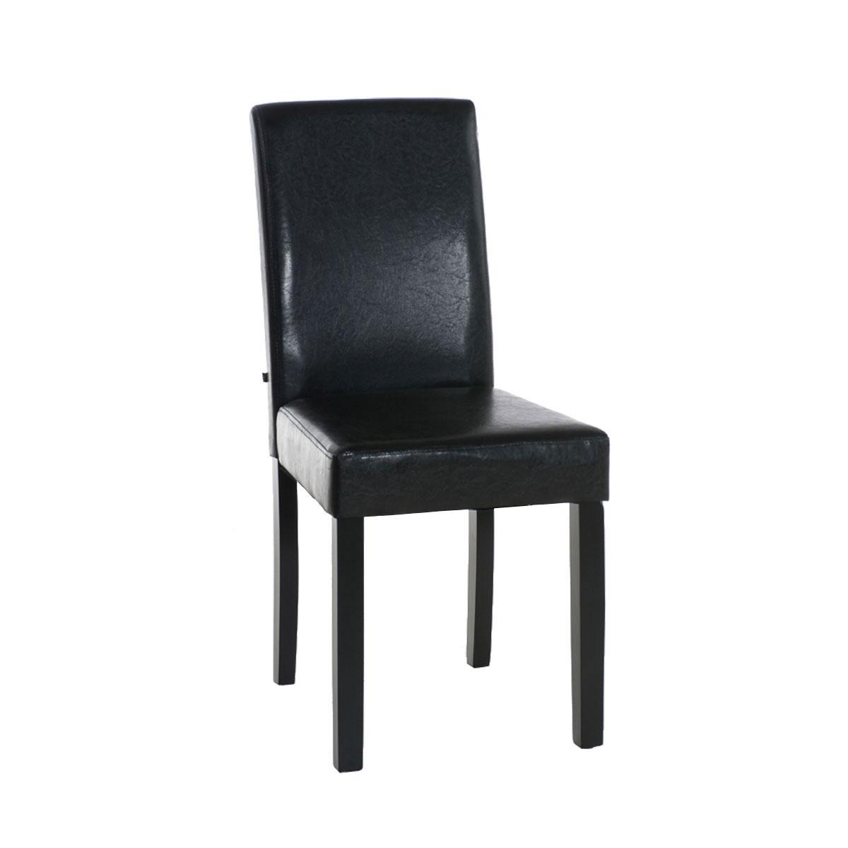 Silla de comedor Ina Marrn,Negro