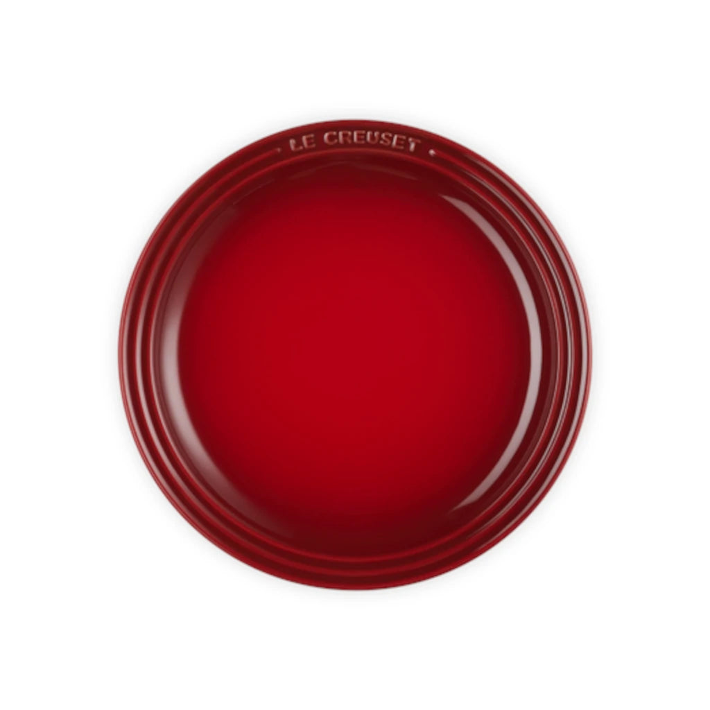 Plato Individual de 23 cm de Le Creuset en Tono Cereza, Ideal para Horno, Microondas y Lavavajillas – Alta Durabilidad y Diseño Elegante